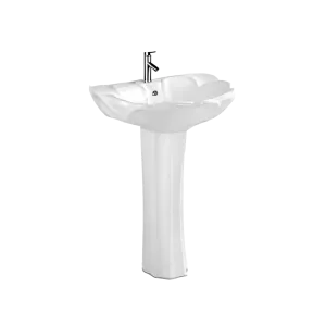 Inox Trend Pedestal Basin Lotus 605 x 590 x 840mm