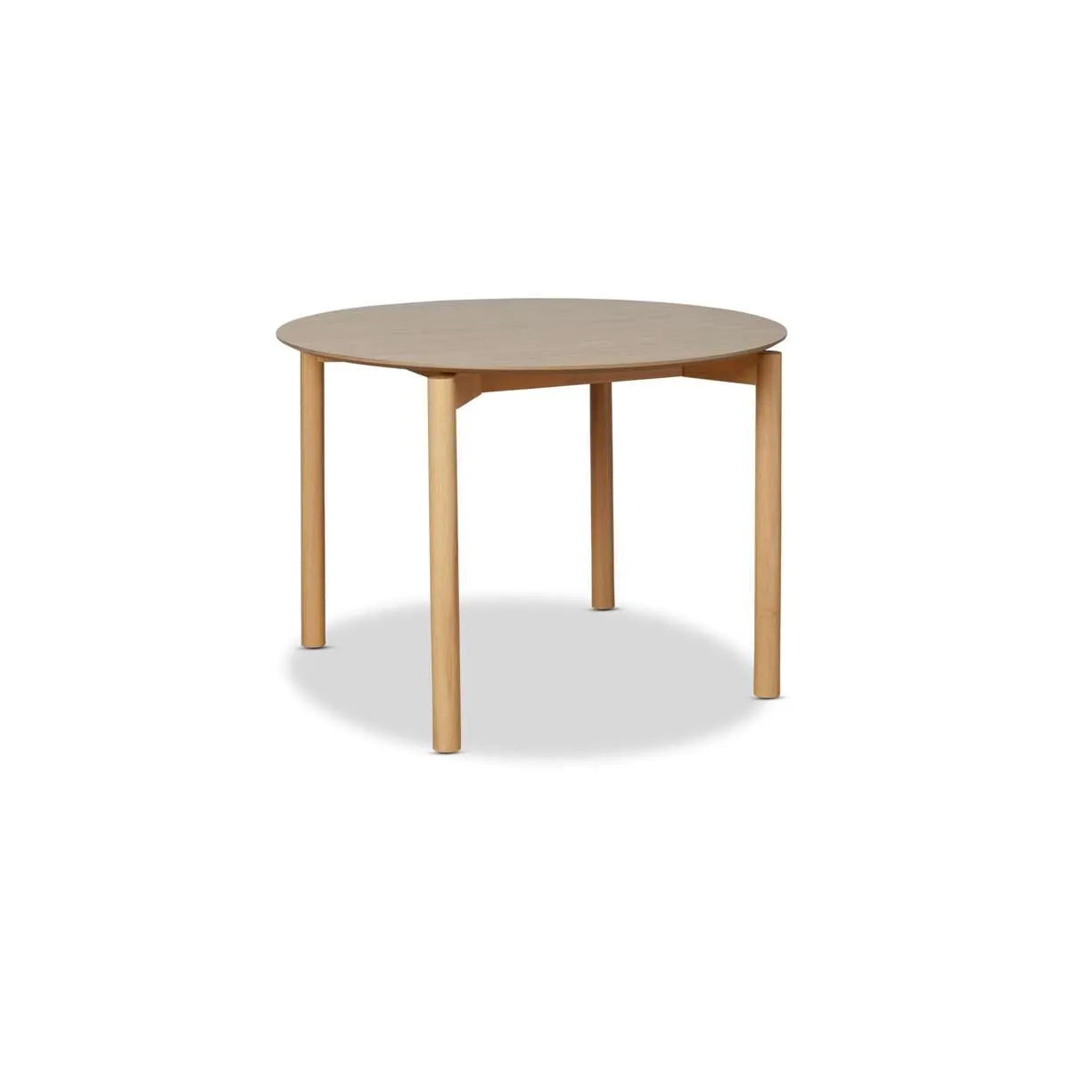 Leon 4 Seater Dining Table - Natural Mocka