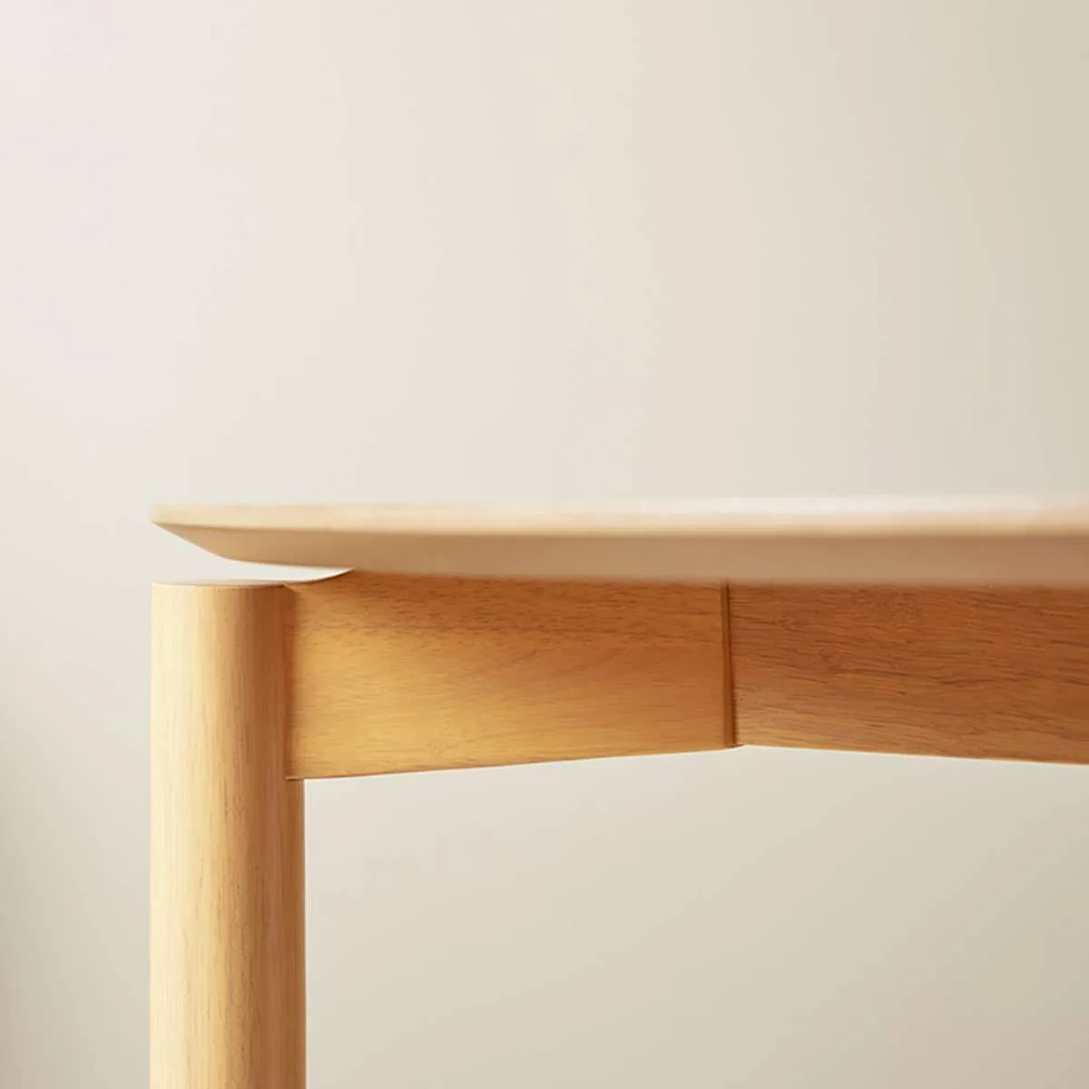 Leon 4 Seater Dining Table - Natural Mocka