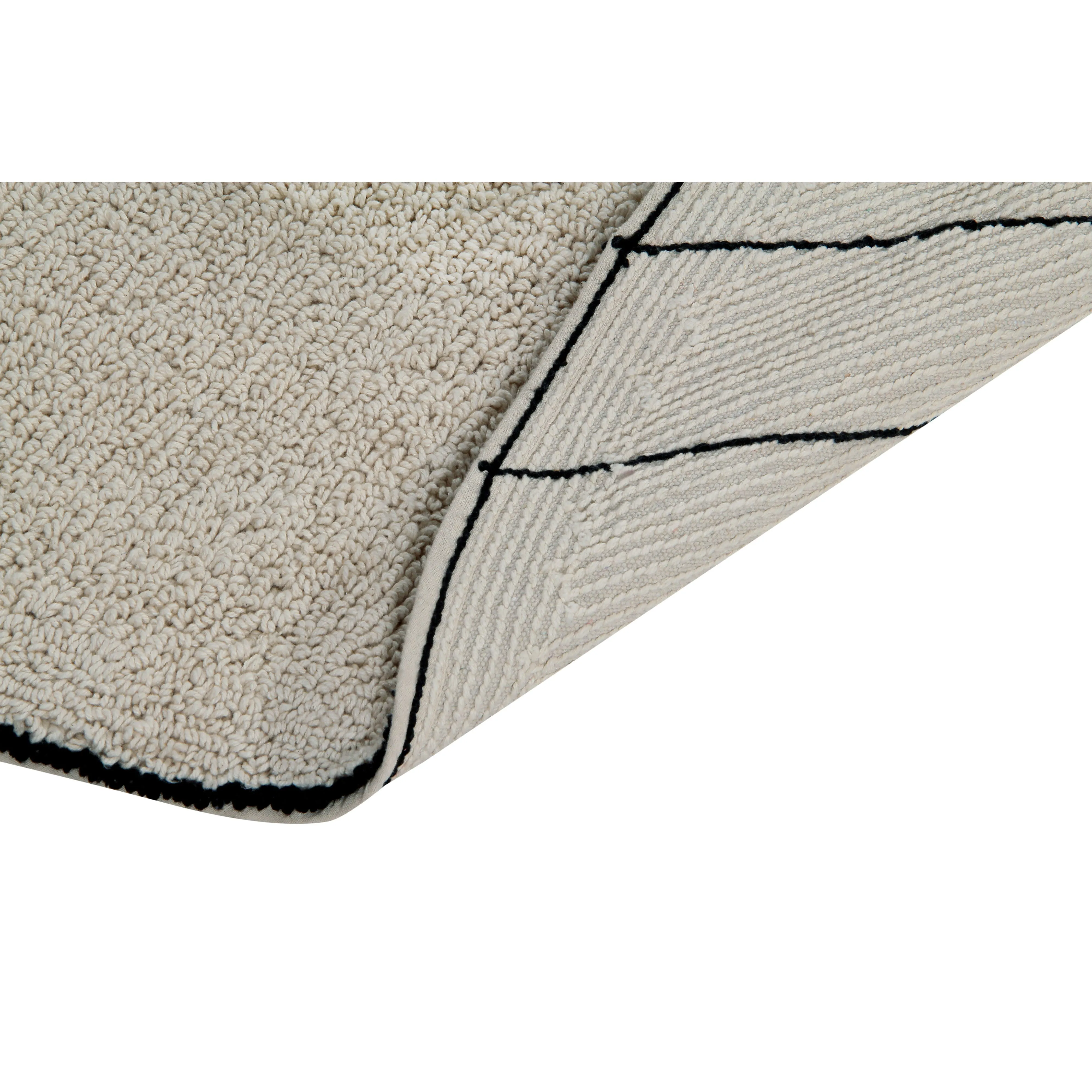 Lorena Canals Trace Beige Machine Washable Cotton Rug