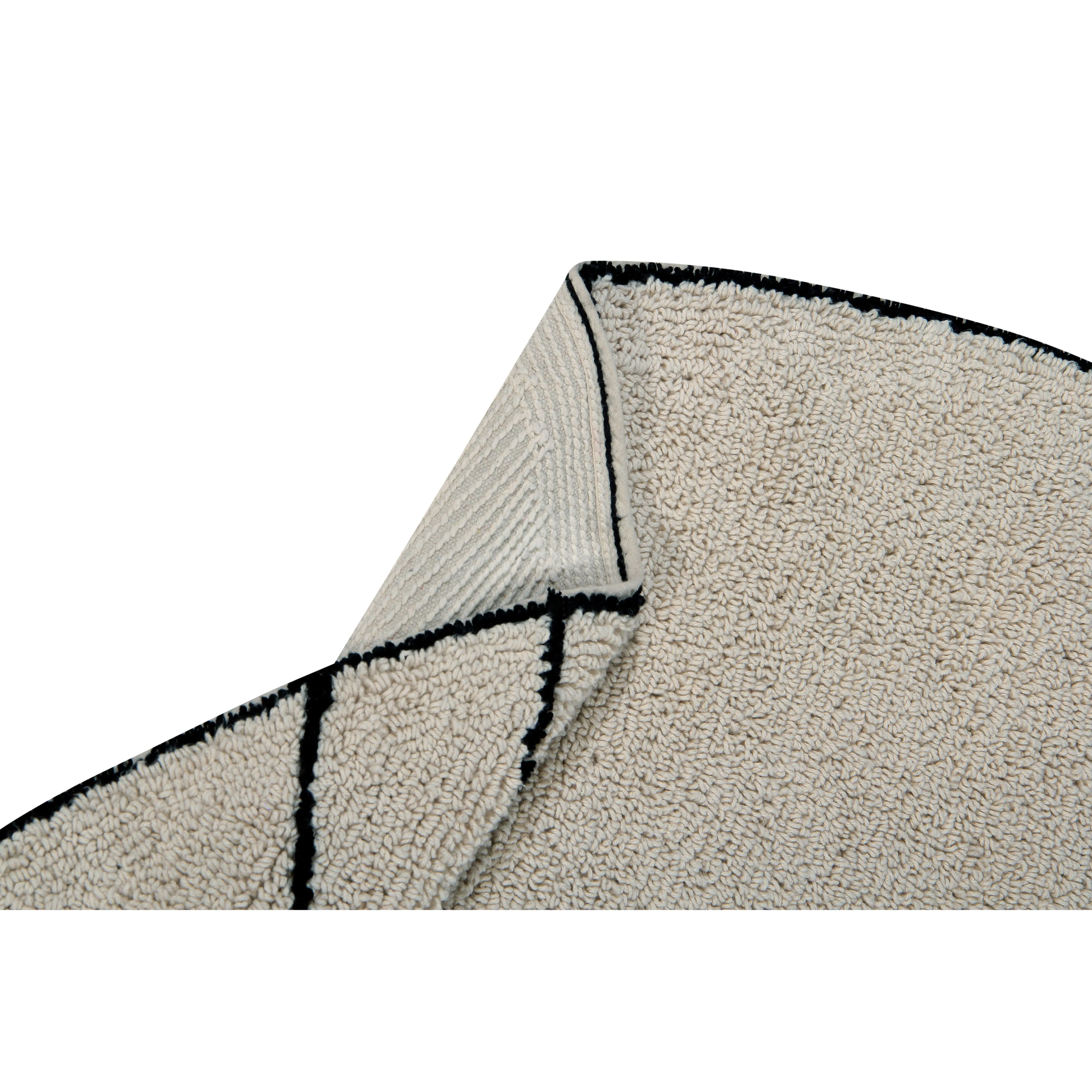 Lorena Canals Trace Beige Machine Washable Cotton Rug