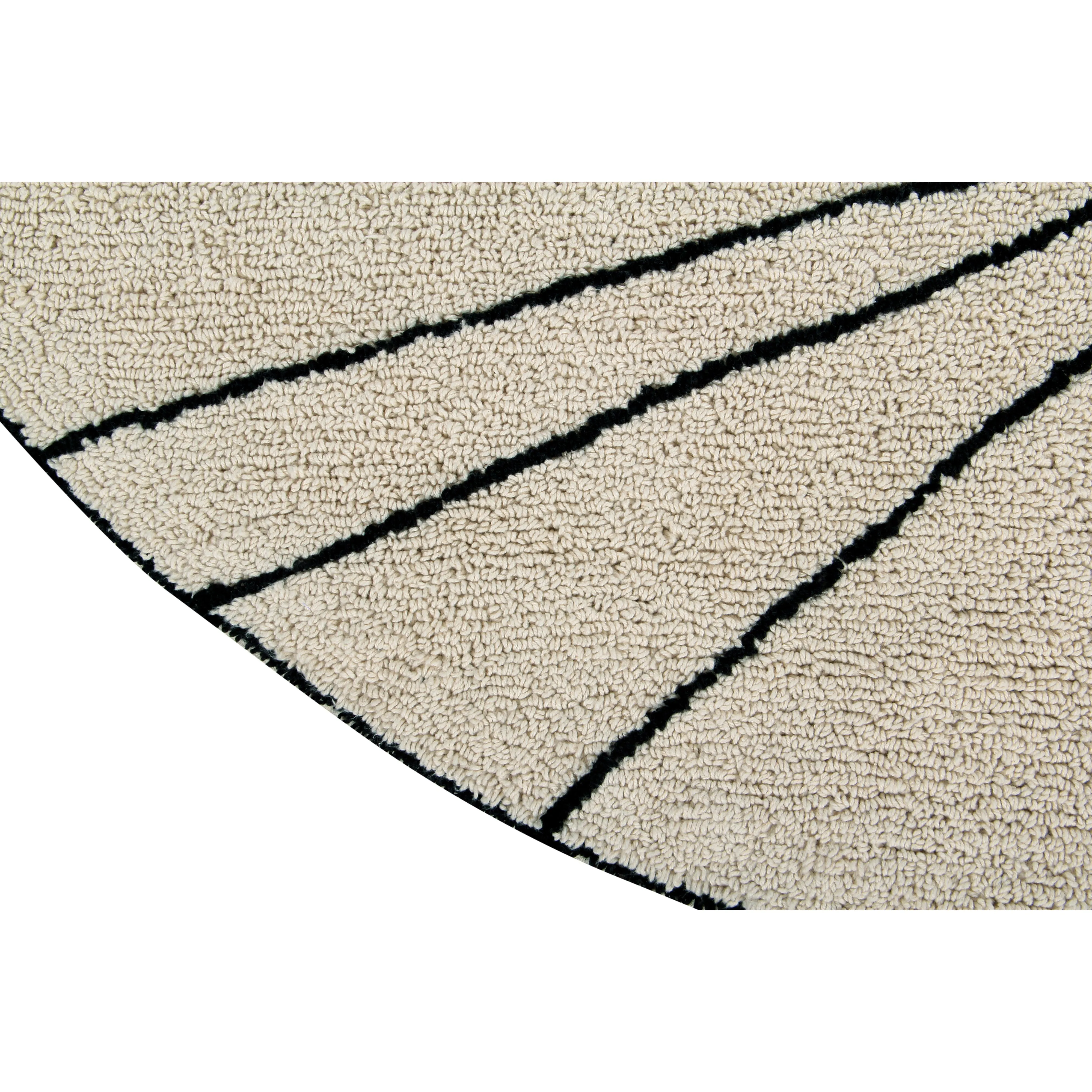 Lorena Canals Trace Beige Machine Washable Cotton Rug