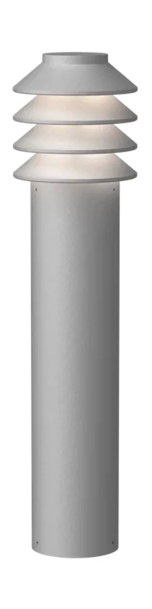 Louis Poulsen Bysted Garden Bollard Led 3000 K 14 W Spike Without Adaptor With Connector Long, Aluminium
