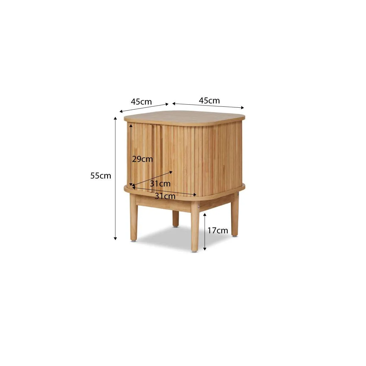 Maeve Bedside Table Bundle Mocka