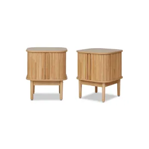 Maeve Bedside Table Bundle Mocka
