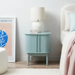 Maeve Bedside Table - Sage Mocka