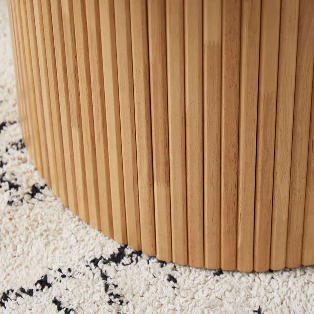 Maeve Round Coffee Table - Natural Mocka