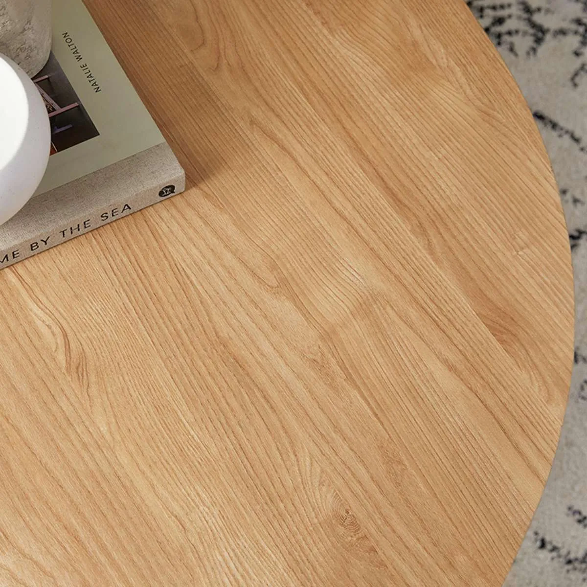 Maeve Round Coffee Table - Natural Mocka