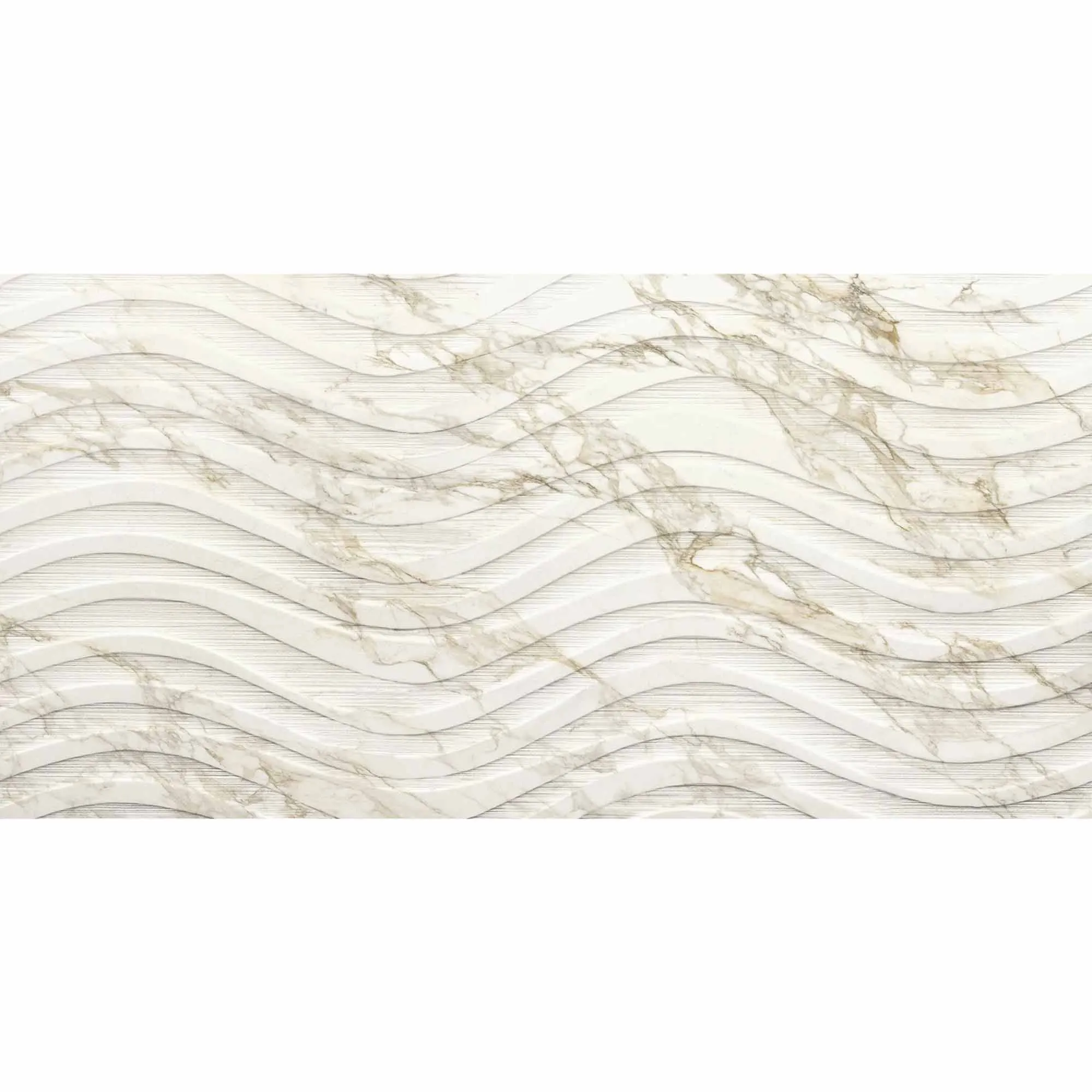 Marble Experience Calacatta Gold 4D Decor Porcelain Tile 60x120cm Matt