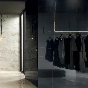 Marble Experience Sahara Noir Marble Effect Porcelain Tile 60x120cm Polished