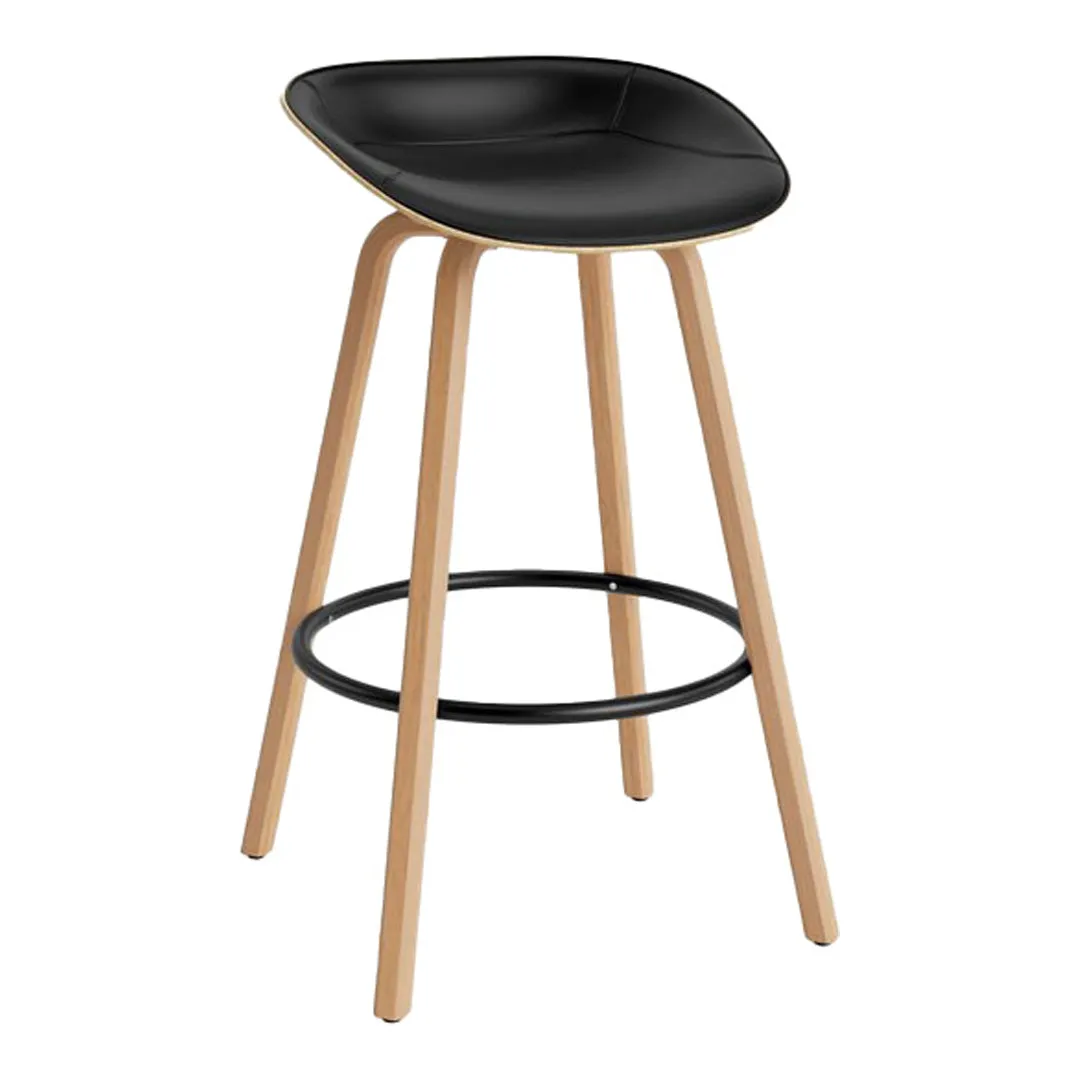 Mat Bar Stool - Front Upholstered