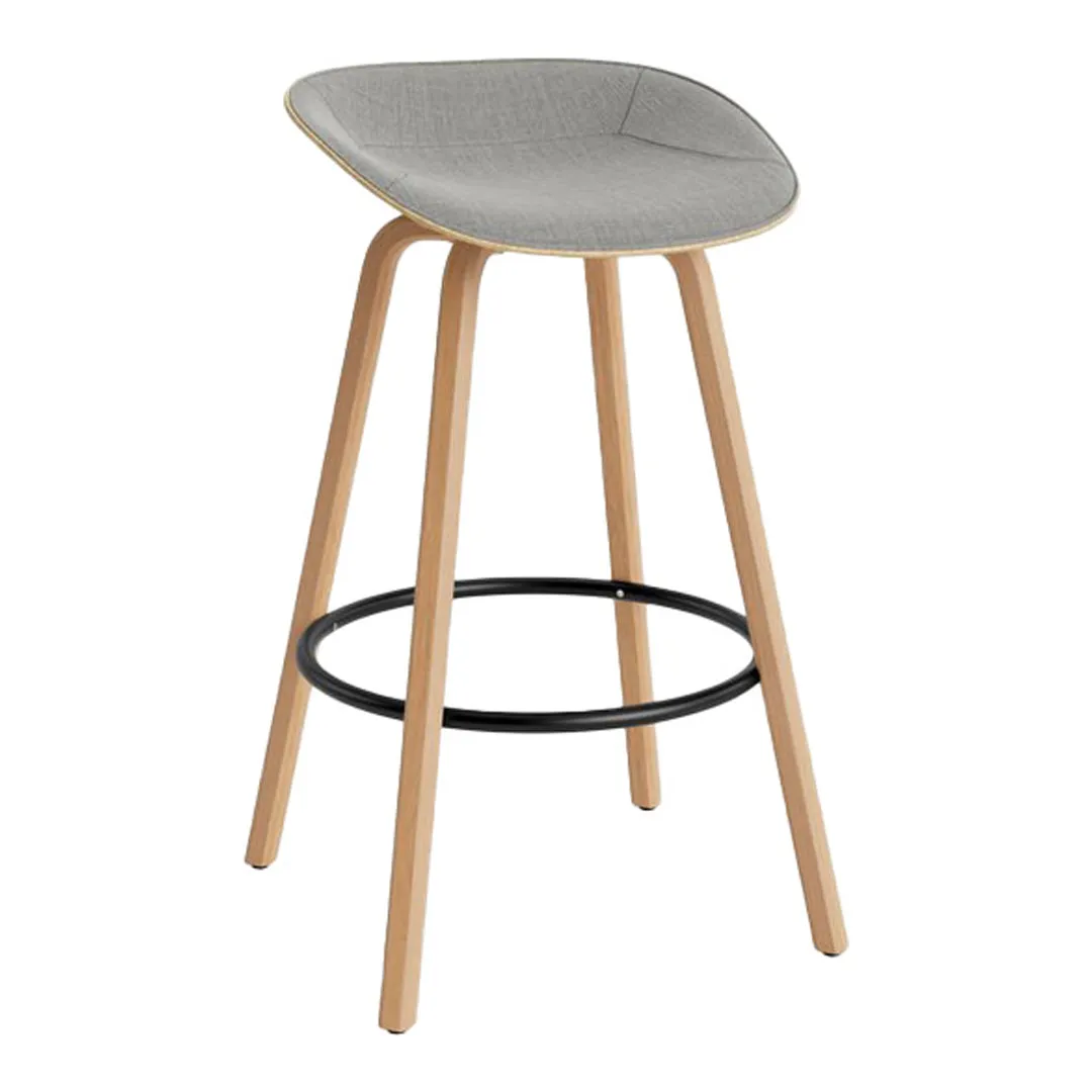 Mat Bar Stool - Front Upholstered