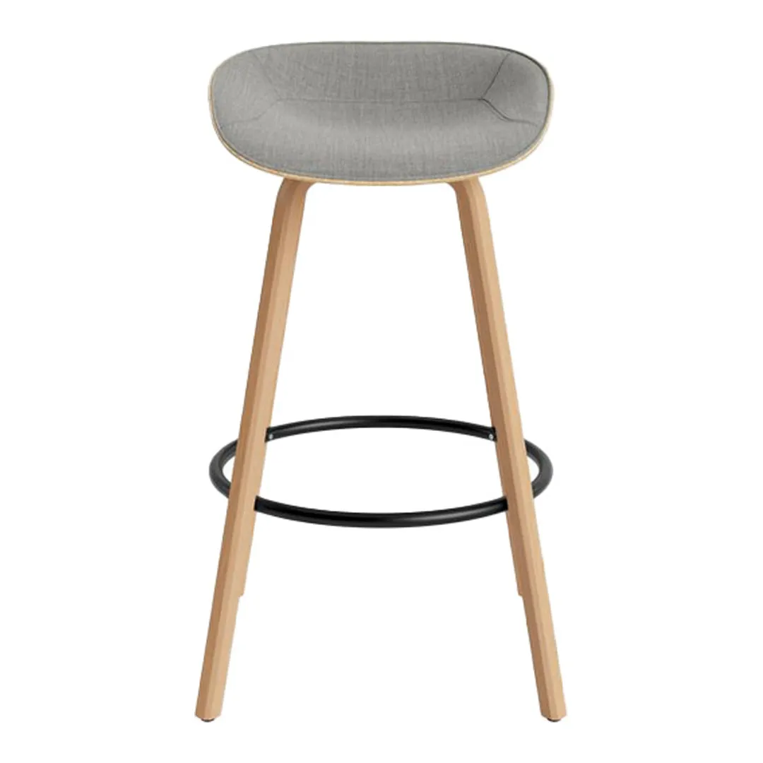 Mat Bar Stool - Front Upholstered