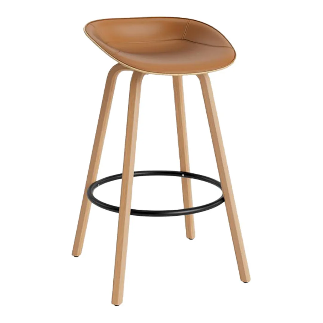 Mat Bar Stool - Front Upholstered