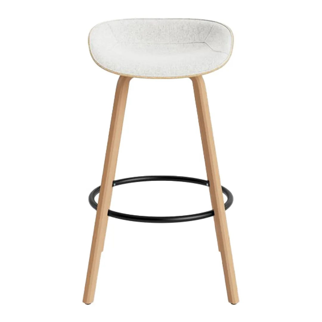 Mat Bar Stool - Front Upholstered