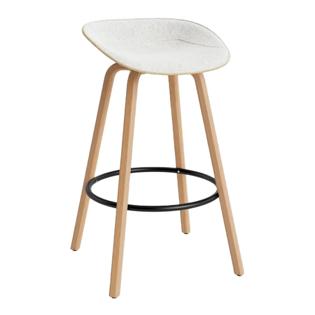 Mat Bar Stool - Front Upholstered