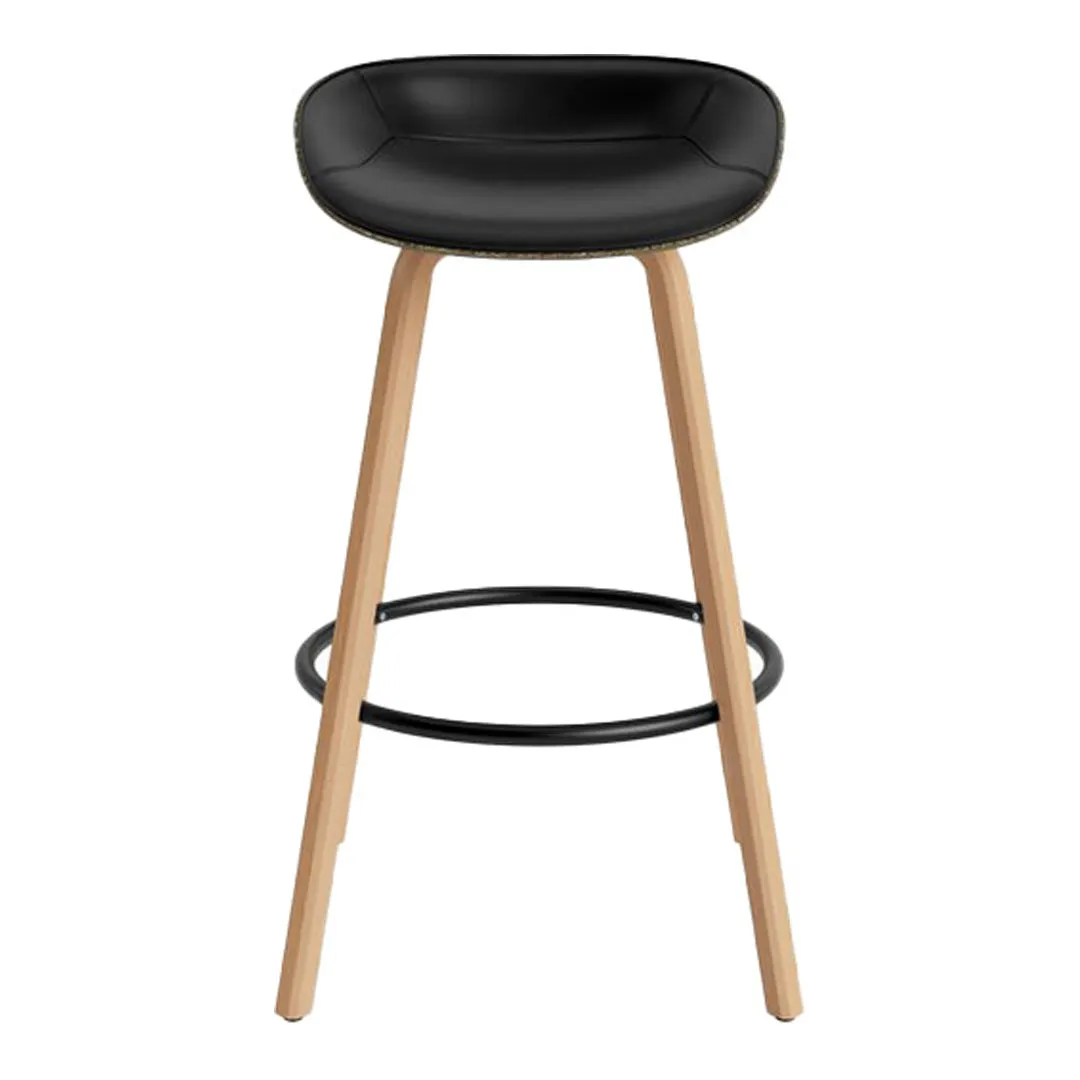 Mat Bar Stool - Front Upholstered