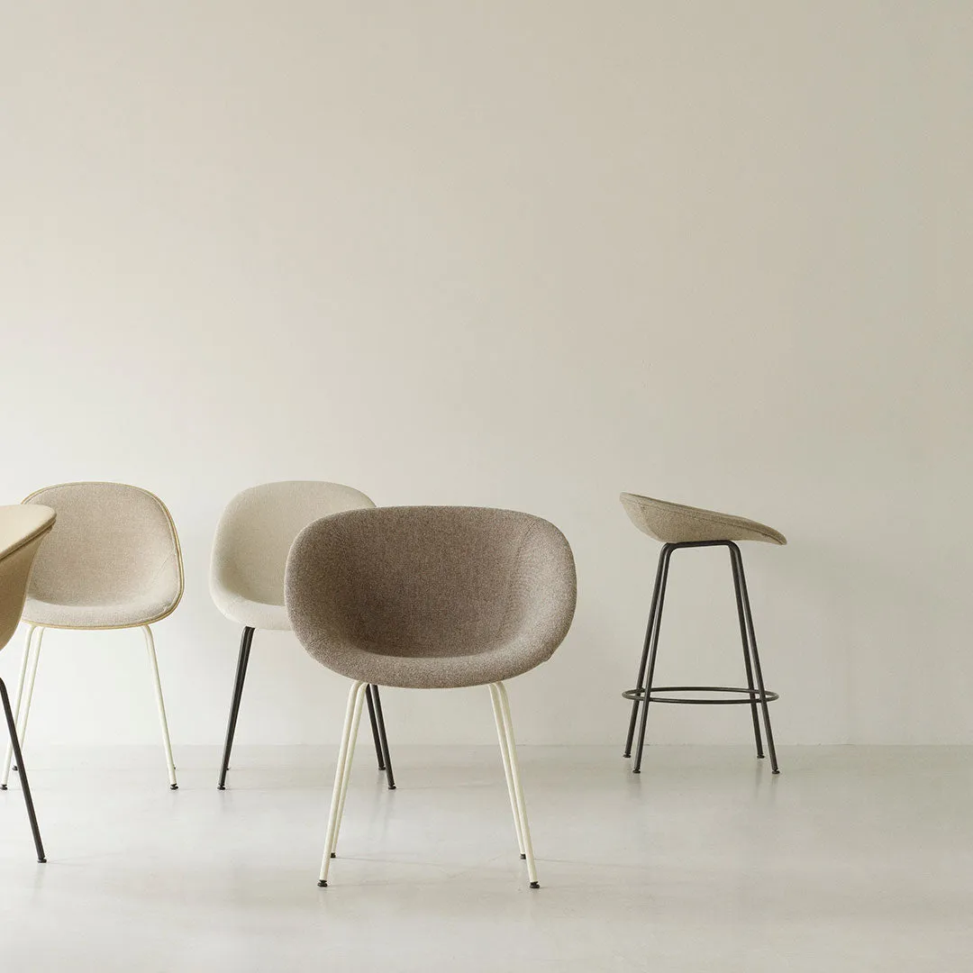 Mat Bar Stool - Front Upholstered