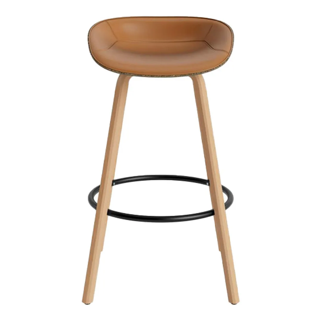 Mat Bar Stool - Front Upholstered
