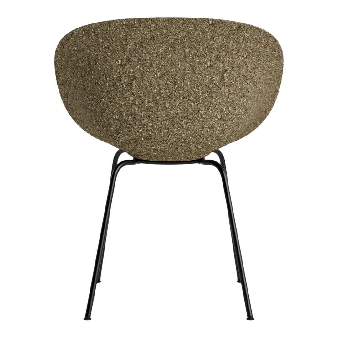 Mat Dining Chair w/ Arms - Front Upholstered