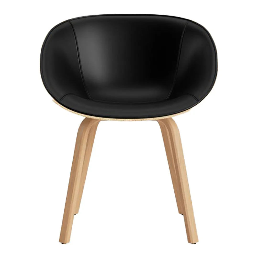 Mat Dining Chair w/ Arms - Front Upholstered