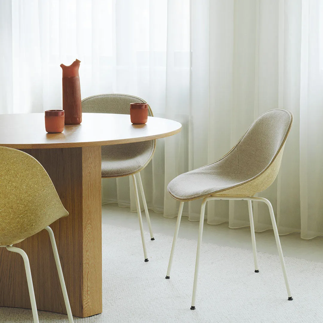 Mat Dining Chair w/ Arms - Front Upholstered
