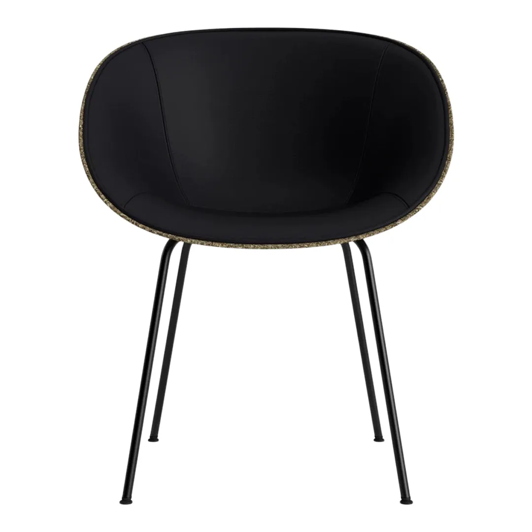 Mat Dining Chair w/ Arms - Front Upholstered