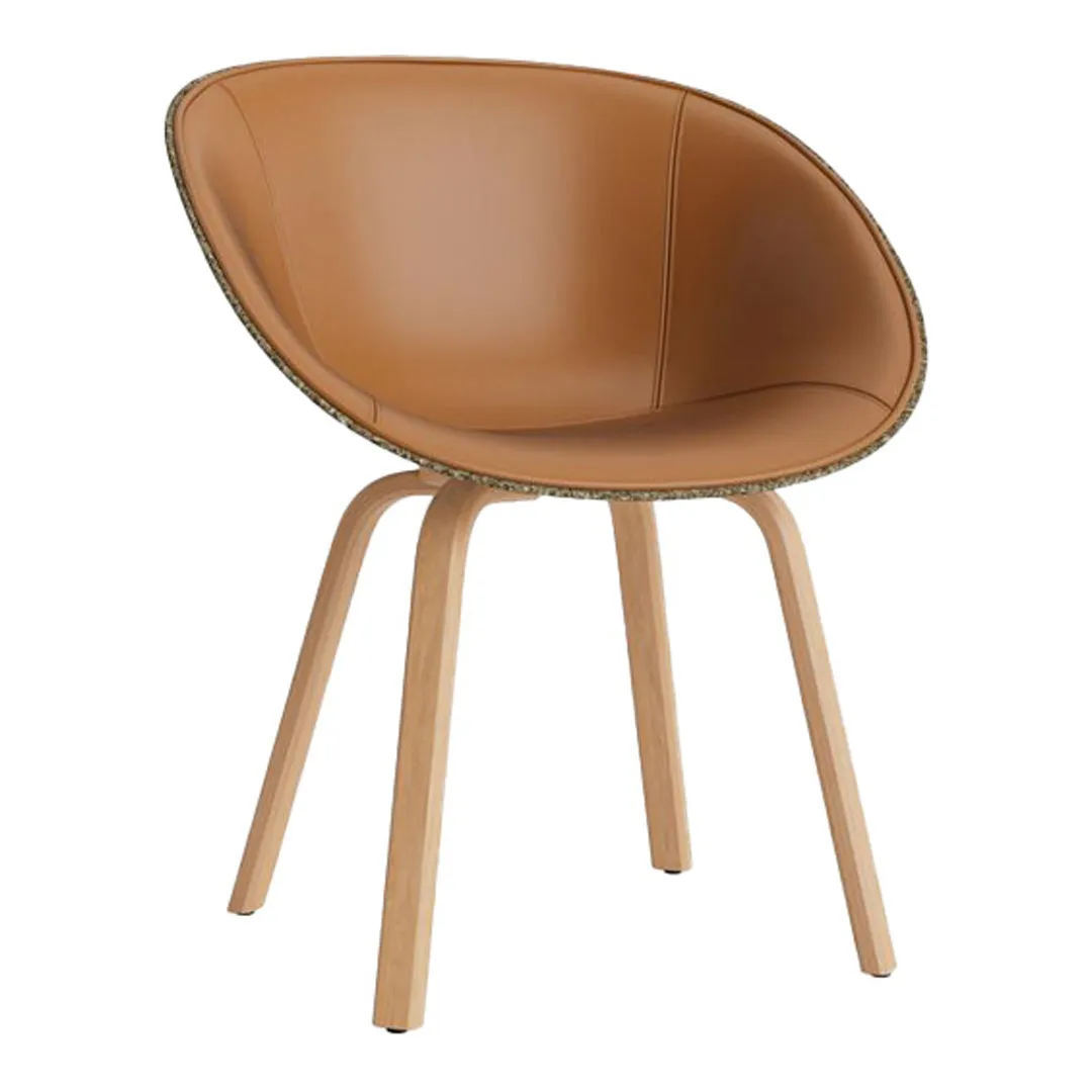 Mat Dining Chair w/ Arms - Front Upholstered