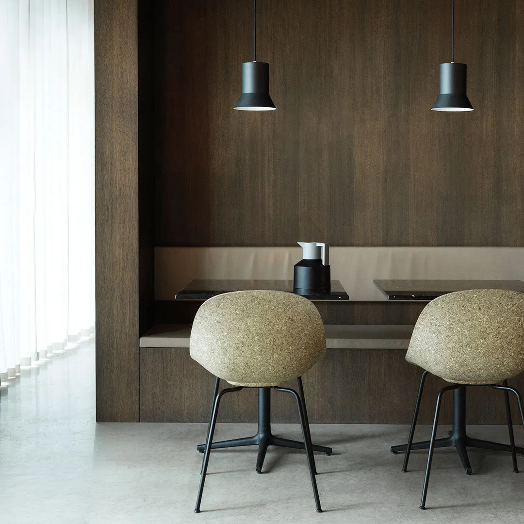 Mat Dining Chair w/ Arms - Front Upholstered