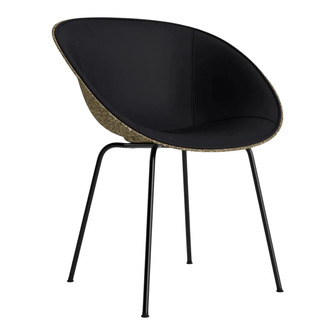 Mat Dining Chair w/ Arms - Front Upholstered