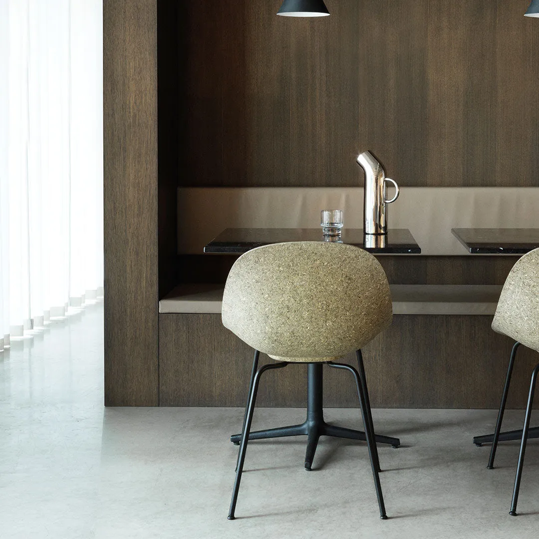 Mat Dining Chair w/ Arms - Front Upholstered