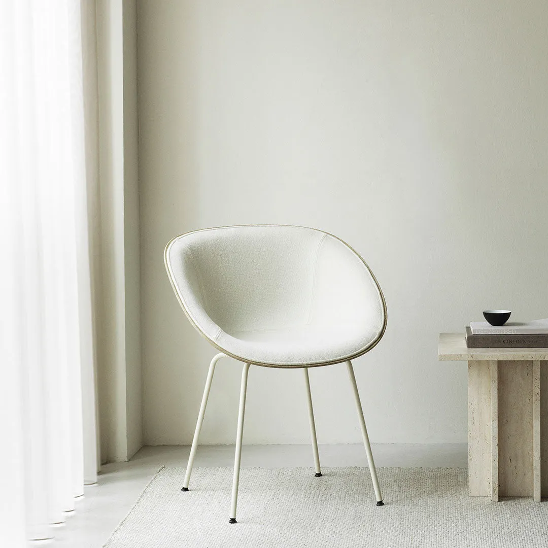 Mat Dining Chair w/ Arms - Front Upholstered