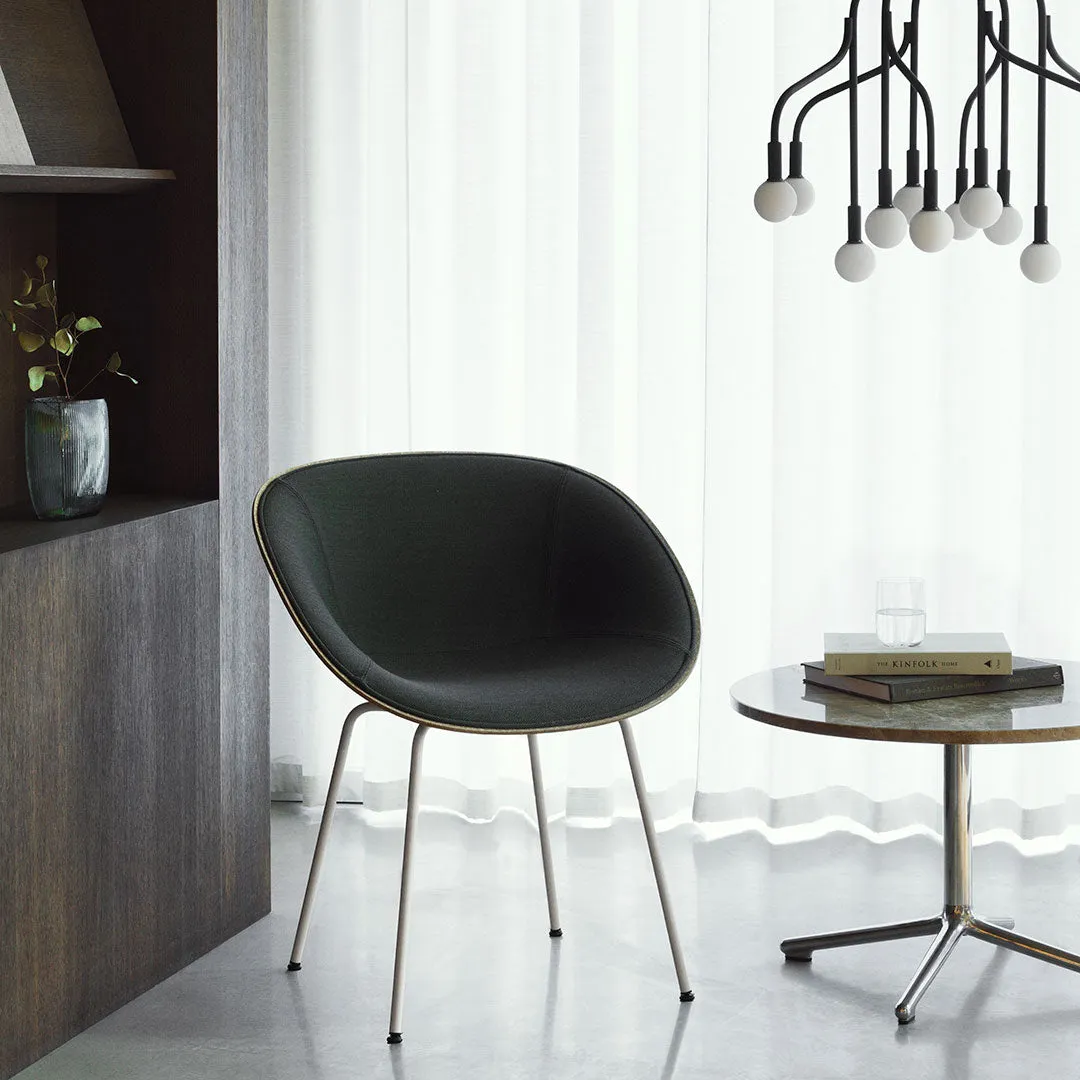 Mat Dining Chair w/ Arms - Front Upholstered
