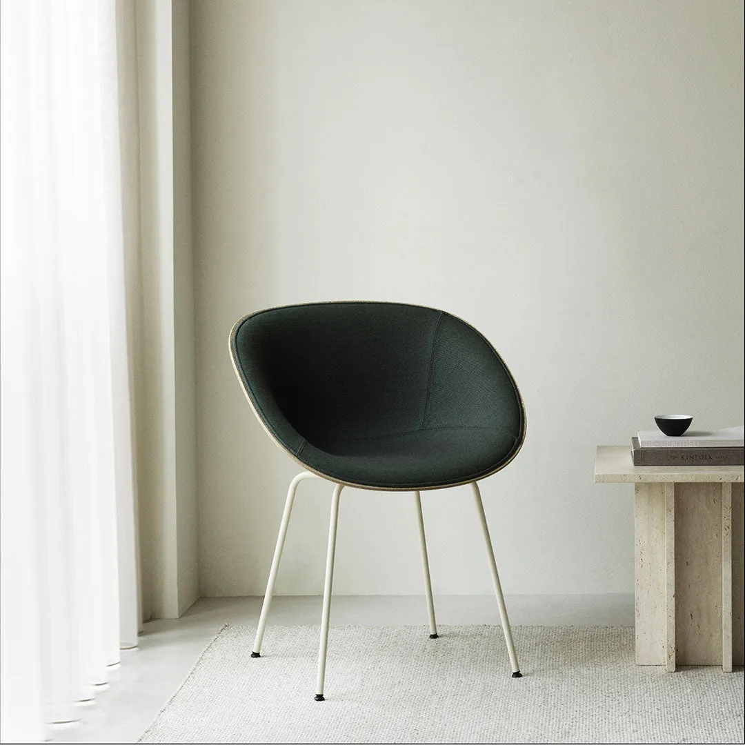 Mat Dining Chair w/ Arms - Front Upholstered