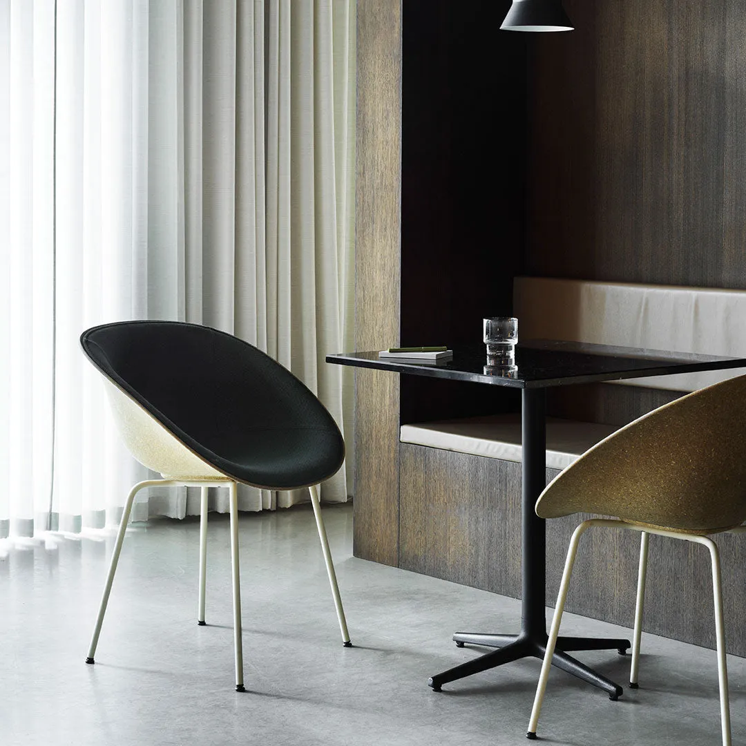 Mat Dining Chair w/ Arms - Front Upholstered