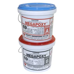 Megapoxy 69 Epoxy Adhesive 4L (Part A 2L Part B 2L)