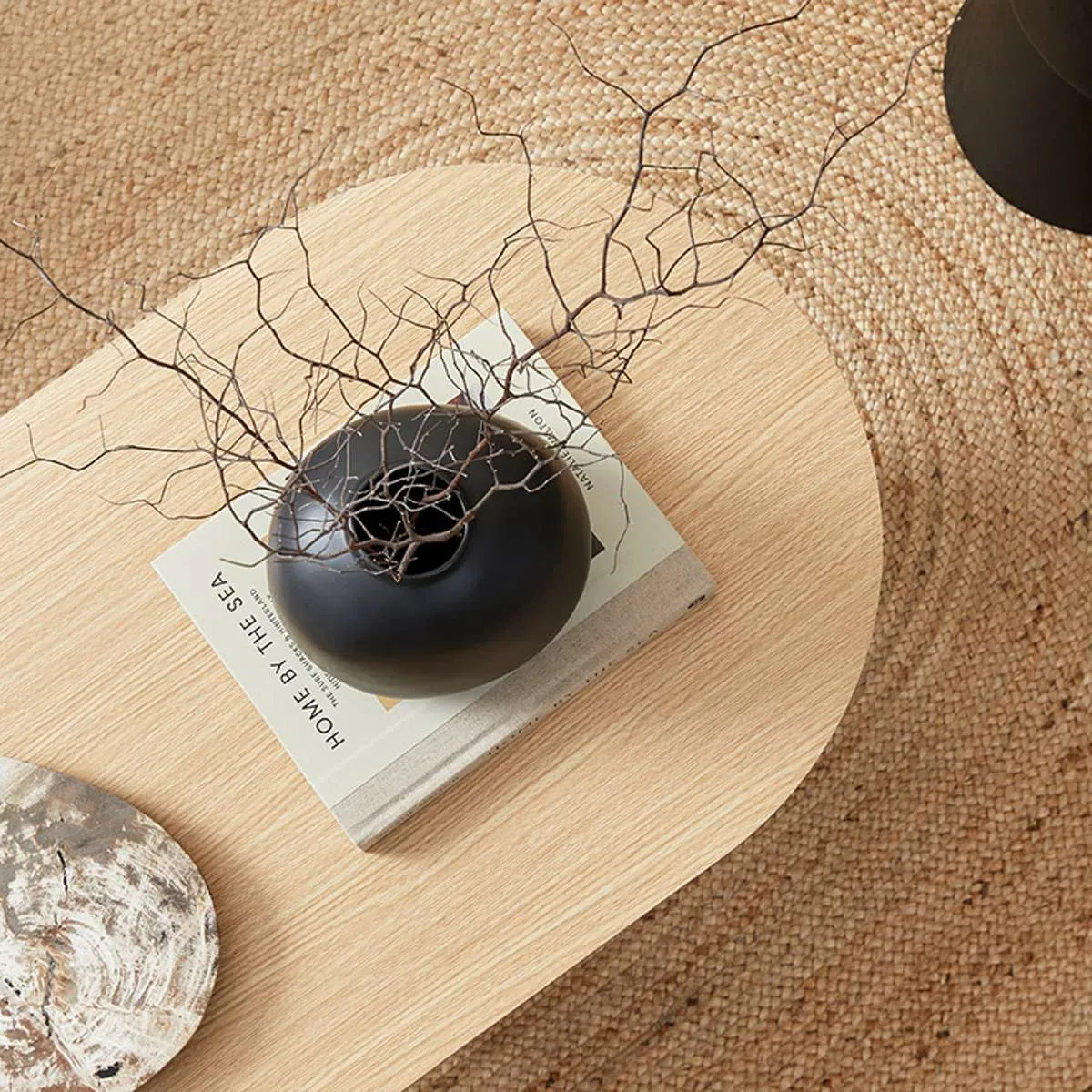 Millie Oval Coffee Table Mocka