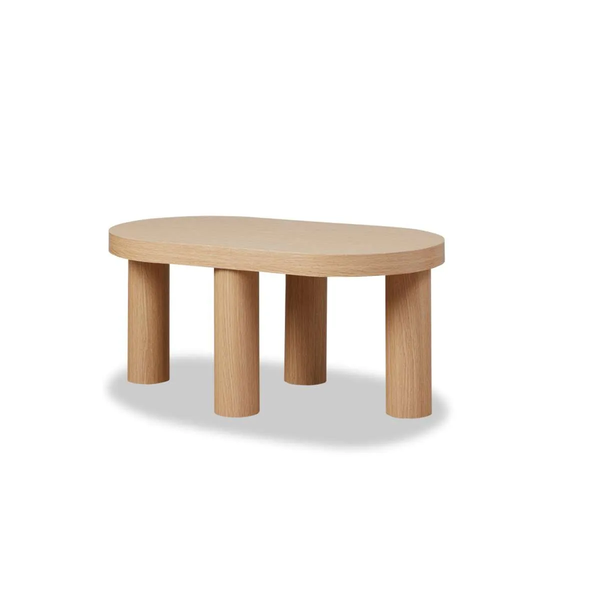 Millie Oval Coffee Table Mocka