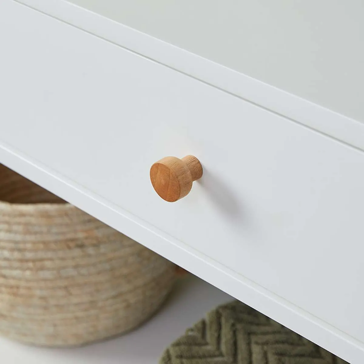 Mocka Change Table With Removable Top - White Mocka