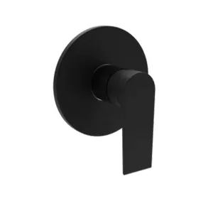 Neptune II Concealed Shower Mixer without Divertor Matt Black 160mm