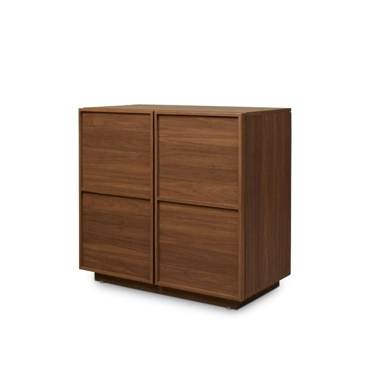 Osaka Two Door Cabinet - Walnut Mocka