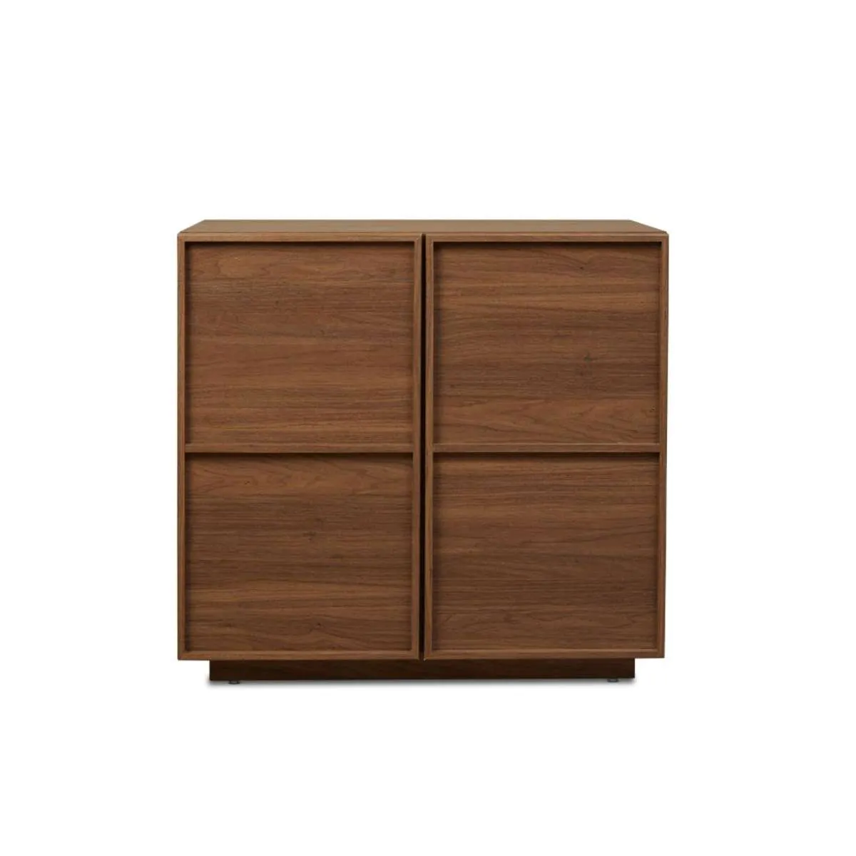 Osaka Two Door Cabinet - Walnut Mocka
