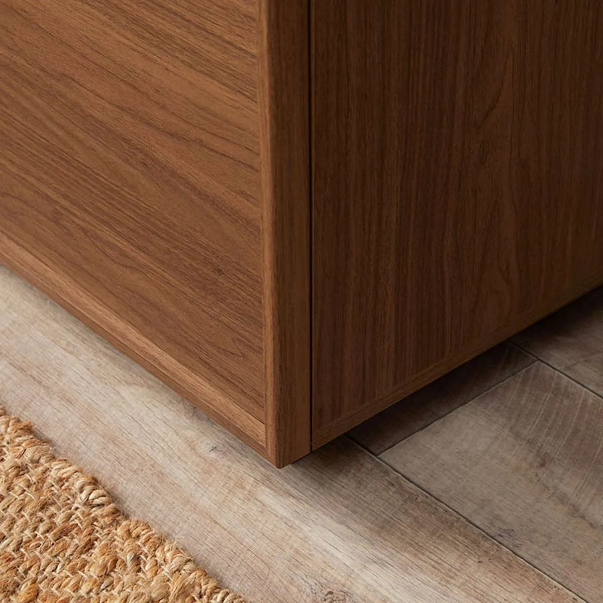 Osaka Two Door Cabinet - Walnut Mocka