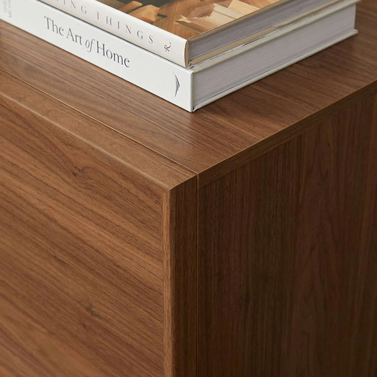 Osaka Two Door Cabinet - Walnut Mocka