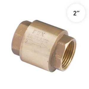 Pex Check Valve 2" Brass