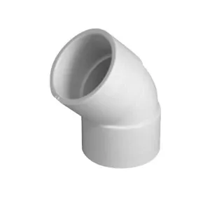 PVC Pressure Plain Elbow 15mm x 45D