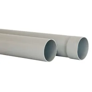 PVC Waste Pipe SN6 100mm x 5.8m S/E **