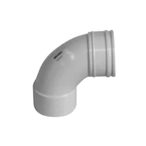 PVC Waste Plain Bend 50mm x 45D