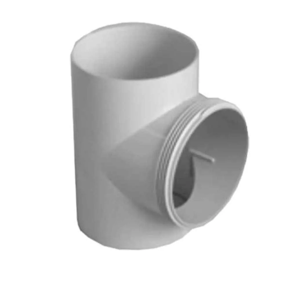 PVC Waste Plain T Junction 100mm x 90D