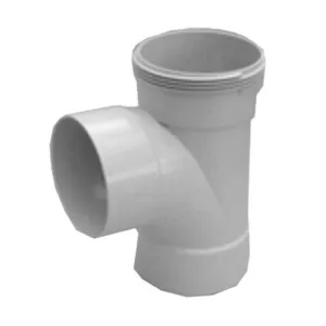 PVC Waste Plain T Junction 150mm x 90D